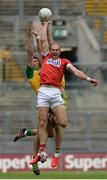 30 July 2016; Alan O'Connor of Cork in action against Rory Kavanagh and Odhran MacNiallais of Donegal during the GAA Football All-Ireland Senior Championship Round 4B match between Donegal and Cork at Croke Park in Dublin. Photo by Oliver McVeigh/Sportsfile