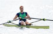 3 August 2016; Women's single sculls rower Sanita Puspure of Ireland during training in the Lagoa Stadium ahead of the start of the 2016 Rio Summer Olympic Games in Rio de Janeiro, Brazil. Photo by Brendan Moran/Sportsfile