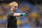 3 August 2016; Hedvig Lindahl of Sweden during the Women's Football first round Group E match between Sweden and South Africa on Day -2 of the Rio 2016 Olympic Games  at the Olympic Stadium in Rio de Janeiro, Brazil. Photo by Stephen McCarthy/Sportsfile