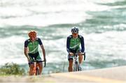 4 August 2016; Irish cyclists Dan Martin, left, and Nicolas Roche during a training ride ahead of the start of the 2016 Rio Summer Olympic Games in Rio de Janeiro, Brazil. Photo by Stephen McCarthy/Sportsfile