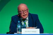 4 August 2016; Helmut Ranze of the AIBA at the boxing draw in the Teatro Badesco Theatre ahead of the start of the 2016 Rio Summer Olympic Games in Rio de Janeiro, Brazil. Photo by Ramsey Cardy/Sportsfile