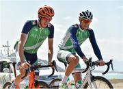 4 August 2016; Irish cyclists Dan Martin and Nicolas Roche during a training ride ahead of the start of the 2016 Rio Summer Olympic Games in Rio de Janeiro, Brazil. Photo by Stephen McCarthy/Sportsfile