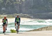 4 August 2016; Irish cyclists Dan Martin and Nicolas Roche during a training ride ahead of the start of the 2016 Rio Summer Olympic Games in Rio de Janeiro, Brazil. Photo by Stephen McCarthy/Sportsfile