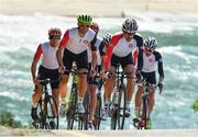 4 August 2016; Members of the Switzerland cycling team during a training ride ahead of the start of the 2016 Rio Summer Olympic Games in Rio de Janeiro, Brazil. Photo by Stephen McCarthy/Sportsfile