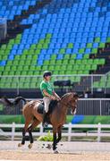 4 August 2016; Jonty Evans of Ireland on Cooley Rorke’s Drift during Cross Country dressage training at the Olympic Equestrian Centre in Deodora ahead of the start of the 2016 Rio Summer Olympic Games in Rio de Janeiro, Brazil. Photo by Brendan Moran/Sportsfile