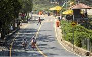 4 August 2016; Members of the Belarus cycling team during a training ride ahead of the start of the 2016 Rio Summer Olympic Games in Rio de Janeiro, Brazil. Photo by Stephen McCarthy/Sportsfile