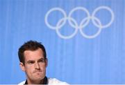 4 August 2016; Andy Murray of Great Britain tennis during a press conference ahead of the start of the 2016 Rio Summer Olympic Games in Rio de Janeiro, Brazil. Photo by Stephen McCarthy/Sportsfile