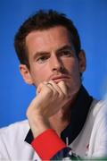 4 August 2016; Andy Murray of Great Britain tennis during a press conference ahead of the start of the 2016 Rio Summer Olympic Games in Rio de Janeiro, Brazil. Photo by Stephen McCarthy/Sportsfile