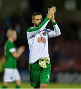 4 August 2016; A dejected Mark McNulty of Cork City acknowledges the crowd after the Europa League Third Qualifying Round 1st Leg match between Cork City and KRC Genk at Turners Cross, Cork. Photo by Eóin Noonan/Sportsfile
