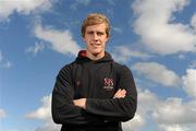 5 October 2010; Ulster's Andrew Trimble after a press conference ahead of their Heineken Cup, Pool 4, Round 1, match against Aironi Rugby on Friday. Ulster rugby squad training, Newforge Country Club, Belfast, Co. Antrim. Picture credit: Oliver McVeigh  / SPORTSFILE