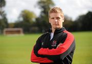 5 October 2010; Ulster's Chris Henry after a press conference ahead of their Heineken Cup, Pool 4, Round 1, match against Aironi Rugby on Friday. Ulster rugby squad training, Newforge Country Club, Belfast, Co. Antrim. Picture credit: Oliver McVeigh  / SPORTSFILE