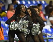4 August 2016;  CPL cheerleaders during the Hero Caribbean Premier League (CPL) – Play-off - Match 32 between St. Lucia Zouks and Trinbago Knight Riders at Warner Park in Basseterre, St Kitts. Photo by Randy Brooks/Sportsfile