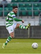 5 August 2016; Brandon Miele of Shamrock Rovers shoots to score his side's first goal during the SSE Airtricity League Premier Division match between Shamrock Rovers and Longford Town at Tallaght Stadium in Tallaght, Co Dublin. Photo by Sportsfile