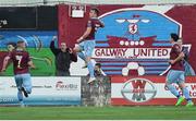 5 August 2016; Vinny Faherty of Galway United celebrates after scoring his side's first during the SSE Airtricity League Premier Division match between Galway United and Dundalk at Eamonn Deasy Park in Galway. Photo by David Maher/Sportsfile