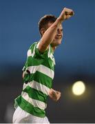 5 August 2016; Sean Heaney of Shamrock Rovers celebrates after scoring his side's second goal during the SSE Airtricity League Premier Division match between Shamrock Rovers and Longford Town at Tallaght Stadium in Tallaght, Co Dublin. Photo by Sportsfile