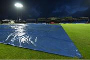 5 August 2016;  Cover on at  Warner Park before the start of the Hero Caribbean Premier League (CPL) – Play-off - Match 33 at Warner Park in Basseterre, St Kitts. Photo by Randy Brooks/Sportsfile