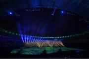 5 August 2016; A general view during the opening ceremony of the 2016 Rio Summer Olympic Games at the Maracanã Stadium in Rio de Janeiro, Brazil. Photo by Brendan Moran/Sportsfile