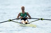 6 August 2016; Sanita Puspure of Ireland in action during the Women's Single Sculls heats in Lagoa Stadium, Copacabana, during the 2016 Rio Summer Olympic Games in Rio de Janeiro, Brazil. Photo by Ramsey Cardy/Sportsfile