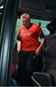 6 August 2016; Mayo manager Stephen Rochford makes his way off the team bus ahead of the GAA Football All-Ireland Senior Championship Quarter-Final match between Mayo and Tyrone at Croke Park in Dublin. Photo by Daire Brennan/Sportsfile