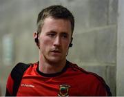 6 August 2016; Mayo captain Cillian O'Connor makes his way into the dressing-room ahead of the GAA Football All-Ireland Senior Championship Quarter-Final match between Mayo and Tyrone at Croke Park in Dublin. Photo by Daire Brennan/Sportsfile