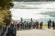 6 August 2016; A general view of the peloton during the Men's Road Race during the 2016 Rio Summer Olympic Games in Rio de Janeiro, Brazil. Photo by Stephen McCarthy/Sportsfile