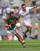 6 August 2016; Alan Dillon of Mayo in action against Colm Cavanagh of Tyrone during the GAA Football All-Ireland Senior Championship Quarter-Final match between Mayo and Tyrone at Croke Park in Dublin. Photo by Piaras Ó Mídheach/Sportsfile