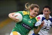 6 August 2016; Anna Galvin of Kerry in action against Linda Wall of Waterford during the TG4 All-Ireland Senior Championship match between Kerry and Waterford at St Brendan's Park in Birr, Co Offaly. Photo by Matt Browne/Sportsfile