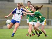 6 August 2016; Caoimhe McGrath of Waterford in action against Eilis Lynch of Kerry during the TG4 All-Ireland Senior Championship match between Kerry and Waterford at St Brendan's Park in Birr, Co Offaly. Photo by Matt Browne/Sportsfile