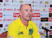 6 August 2016; Head coach Paul Nixon of Jamaica Tallawahs during a press conference before Sunday’s Hero Caribbean Premier League (CPL) - Final between Guyana Amazon Warriors and Jamaica Tallawahs at St. Kitts Marriott Resort & The Royal Beach Casino, St Kitts. Photo by Randy Brooks/Sportsfile