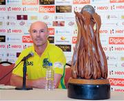 6 August 2016;  Paul Nixon of Jamaica Tallawahs during a press conference before Sunday’s Hero Caribbean Premier League (CPL) - Final between Guyana Amazon Warriors and Jamaica Tallawahs at St. Kitts Marriott Resort & The Royal Beach Casino, St Kitts. Photo by Randy Brooks/Sportsfile