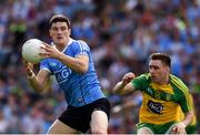 6 August 2016; Diarmuid Connolly of Dublin in action against Martin O'Reilly of Donegal during the GAA Football All-Ireland Senior Championship Quarter-Final match between Dublin and Donegal at Croke Park in Dublin. Photo by Ray McManus/Sportsfile