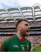 6 August 2016; Aidan O’Shea of Mayo celebrates after the GAA Football All-Ireland Senior Championship Quarter-Final match between Mayo and Tyrone at Croke Park in Dublin. Photo by Piaras Ó Mídheach/Sportsfile