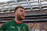 6 August 2016; Aidan O’Shea of Mayo celebrates after the GAA Football All-Ireland Senior Championship Quarter-Final match between Mayo and Tyrone at Croke Park in Dublin. Photo by Piaras Ó Mídheach/Sportsfile