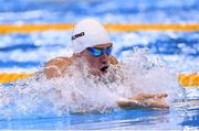 6 August 2016; Nicholas Quinn of Ireland in action during the Men's 100m breaststroke heats in the Olympic Aquatic Stadium, Barra de Tijuca, during the 2016 Rio Summer Olympic Games in Rio de Janeiro, Brazil. Photo by Ramsey Cardy/Sportsfile