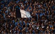 6 August 2016; Supporters on Hill 16 celebrate Dublin's win in the GAA Football All-Ireland Senior Championship Quarter-Final match between Dublin and Donegal at Croke Park in Dublin. Photo by Ray McManus/Sportsfile