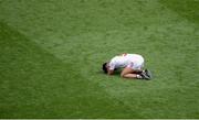 6 August 2016; A dejected Tiernan McCann of Tyrone after the GAA Football All-Ireland Senior Championship Quarter-Final match between Mayo and Tyrone at Croke Park in Dublin. Photo by Daire Brennan/Sportsfile