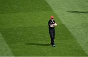 6 August 2016; Tyrone manager Mickey Harte ahead of the GAA Football All-Ireland Senior Championship Quarter-Final match between Mayo and Tyrone at Croke Park in Dublin. Photo by Daire Brennan/Sportsfile