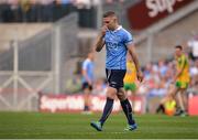 6 August 2016; Eoghan O'Gara of Dublin leaves the field after being sent off by referee Ciarán Branagan during the GAA Football All-Ireland Senior Championship Quarter-Final match between Dublin and Donegal at Croke Park in Dublin. Photo by Piaras Ó Mídheach/Sportsfile