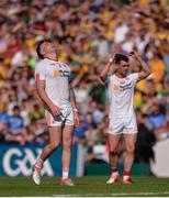6 August 2016; Cathal McCarron of Tyrone reacts after kicking a wide during the GAA Football All-Ireland Senior Championship Quarter-Final match between Mayo and Tyrone at Croke Park in Dublin. Photo by Piaras Ó Mídheach/Sportsfile