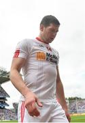 6 August 2016; A dejected Seán Cavanagh of Tyrone makes his way off the pitch after the GAA Football All-Ireland Senior Championship Quarter-Final match between Mayo and Tyrone at Croke Park in Dublin. Photo by Eóin Noonan/Sportsfile