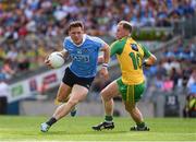 6 August 2016; Paul Flynn of Dublin in action against Anthony Thompson of Donegal during the GAA Football All-Ireland Senior Championship Quarter-Final match between Dublin and Donegal at Croke Park in Dublin. Photo by Ray McManus/Sportsfile