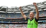 6 August 2016; Kerry manager Stephen Wallace celebrates at the final whistle during the GAA Football All-Ireland Junior Championship Final match between Kerry and Mayo at Croke Park, Dublin. Photo by Eóin Noonan/Sportsfile