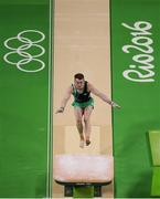 6 August 2016; Kieran Behan of Ireland in action during the Men's Artistic Gymnastics Qualification in the Rio Olympic Arena, Barra de Tijuca, during the 2016 Rio Summer Olympic Games in Rio de Janeiro, Brazil. Photo by Brendan Moran/Sportsfile