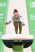 7 August 2016; Ellis O'Reilly of Ireland during the Vault during the Women's Artistic Gymnastics Qualification in the Rio Olympic Arena, Barra de Tijuca, during the 2016 Rio Summer Olympic Games in Rio de Janeiro, Brazil. Photo by Stephen McCarthy/Sportsfile