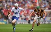 7 August 2016; Shane Bennett of Waterford in action against Shane Prendergast of Kilkenny during the GAA Hurling All-Ireland Senior Championship Semi-Final match between Kilkenny and Waterford at Croke Park in Dublin. Photo by Ray McManus/Sportsfile