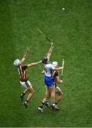 7 August 2016; Pauric Mahony of Waterford in action against Pádraig Walsh, left, and Michael Fennelly of Kilkenny during the GAA Hurling All-Ireland Senior Championship Semi-Final match between Kilkenny and Waterford at Croke Park in Dublin. Photo by Daire Brennan/Sportsfile