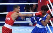 7 August 2016; Enrico La Cruz of Netherlands, left, in action against Chu-En Lai of Taipei during their 60kg bout in the Riocentro Pavillion 6 Arena, Barra da Tijuca, during the 2016 Rio Summer Olympic Games in Rio de Janeiro, Brazil. Photo by Ramsey Cardy/Sportsfile
