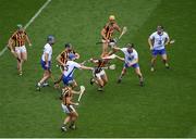 7 August 2016; Cillian Buckley of Kilkenny in action against Colin Dunford, left, and Philip Mahony of Waterford during the GAA Hurling All-Ireland Senior Championship Semi-Final match between Kilkenny and Waterford at Croke Park in Dublin. Photo by Daire Brennan/Sportsfile