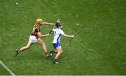 7 August 2016; Jamie Barron of Waterford in action against Colin Fennelly of Kilkenny during the GAA Hurling All-Ireland Senior Championship Semi-Final match between Kilkenny and Waterford at Croke Park in Dublin. Photo by Daire Brennan/Sportsfile