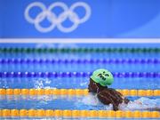 7 August 2016; Rechael Tonjor of Nigeria competes in the heats of the women's 100m breaststroke event at the Olympic Aquatic Stadium during the 2016 Rio Summer Olympic Games in Rio de Janeiro, Brazil. Photo by Stephen McCarthy/Sportsfile